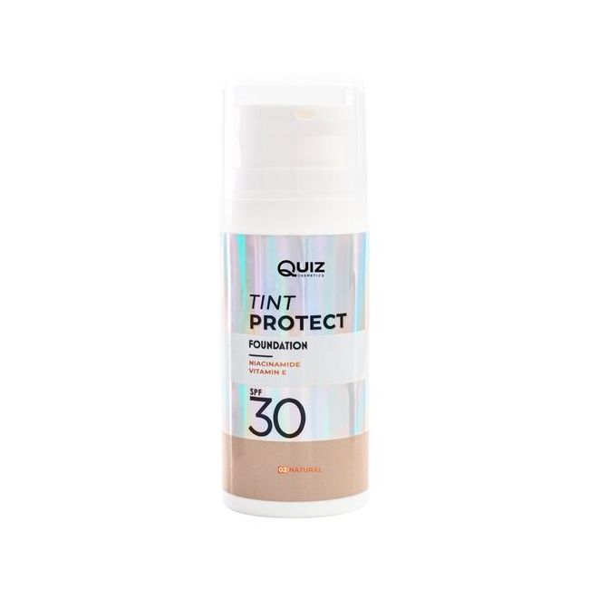 Fond de ten Tint Protect SPF30, Quiz, Nr 02 Natural, 30ml