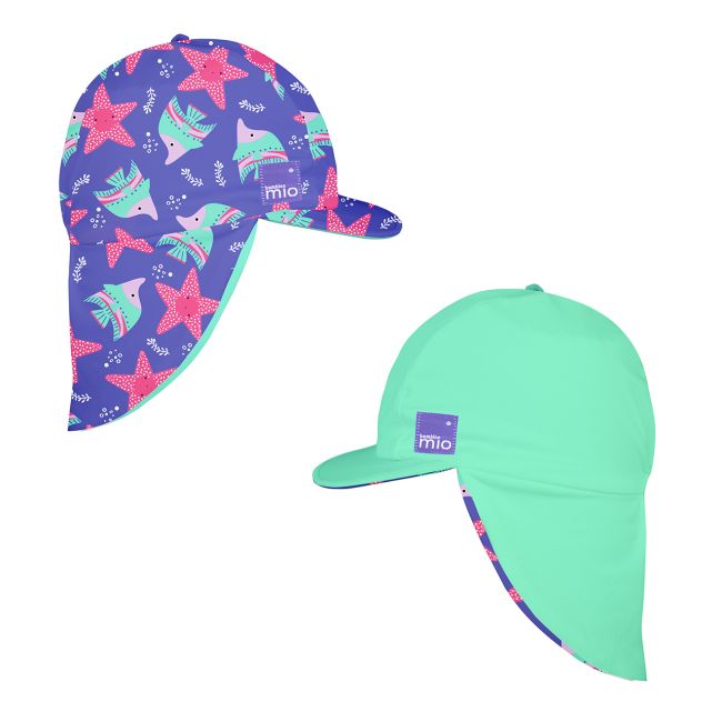 Palarie de plaja cu 2 fete, cu protectie UV - Bambino Mio 12-24 luni