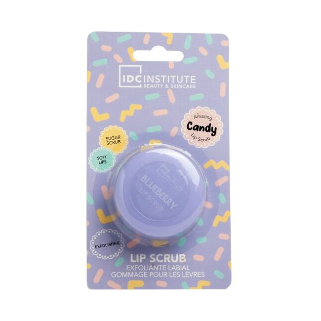 Scrub de buze Candy Sugar 12207 cu aroma de afine, IDC Institute