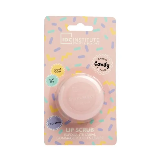 Scrub de buze Candy Sugar 12207 cu aroma de capsuni, IDC Institute