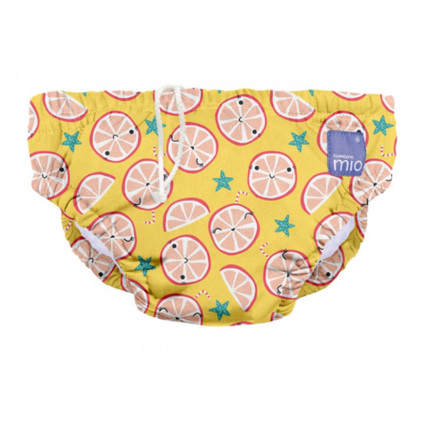 Scutec pentru inot refolosibil - Bambino Mio Marimea L Cool Citrus