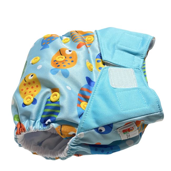 Scutec textil refolosibil all in one marime unica - Coccorito vulpe alb