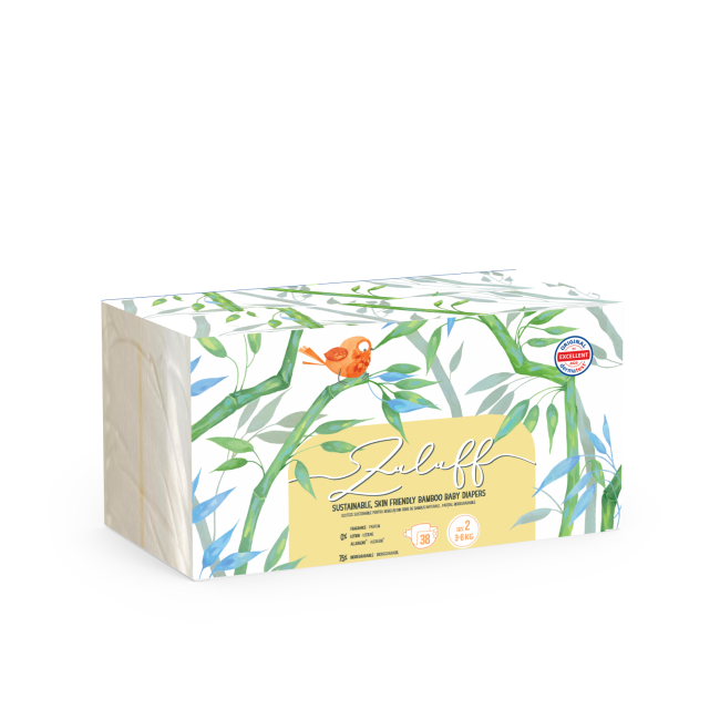 Scutece din bambus - Zuluff Marimea 2 , 3-8 kg