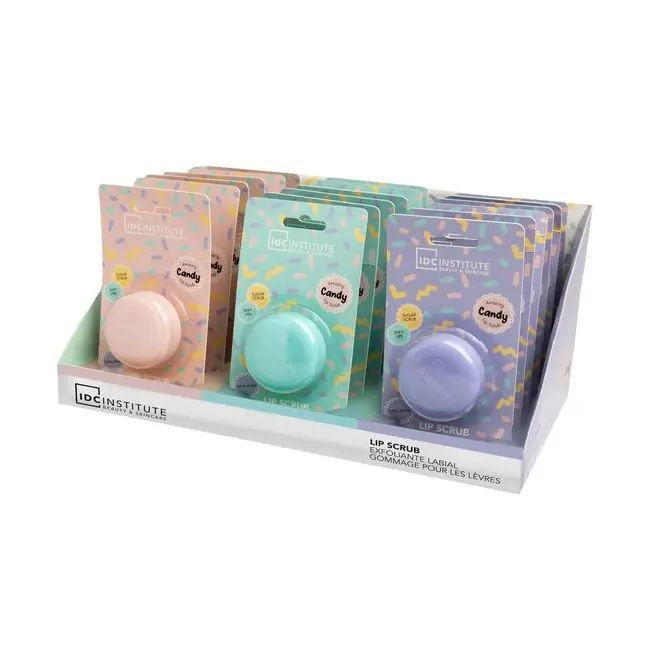 Set 18 bucati asortate Scrub de buze Candy Sugar 12207, IDC Institute
