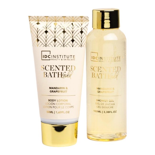 Set 2 produse de ingrijire Scented gold, IDC Institute 12115, 150 ml