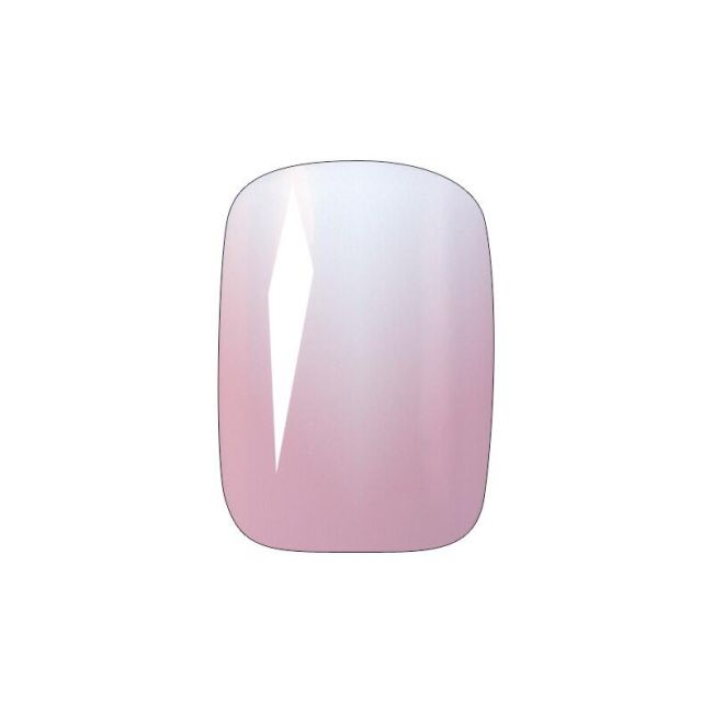 Set 24 unghii artificiale Ombre, roz, Top Choice, 78446