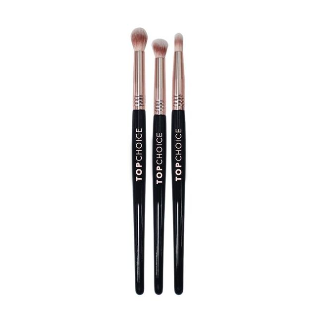 Set 3 pensule de machiaj pentru blending Golden Touch Trio, 38662, Top Choice