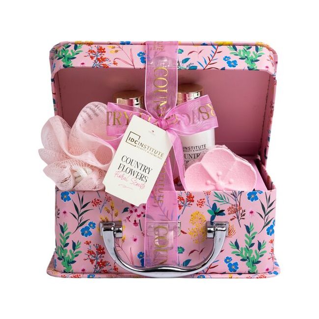 Set 4 produse de ingrijire Country Flower, IDC Institute 56231, 275 ml