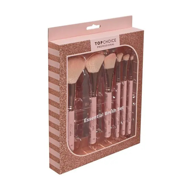 Set 6 pensule pentru machiaj Essential 38471, Top Choice