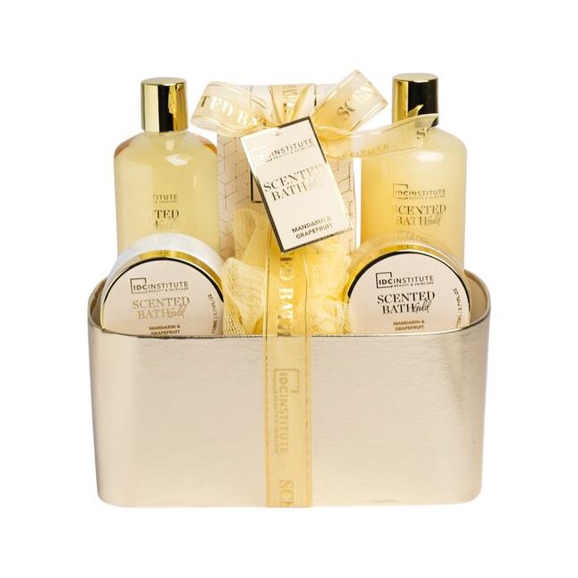 Set 6 produse de ingrijire Scented gold, IDC Institute 12126, 1010 ml