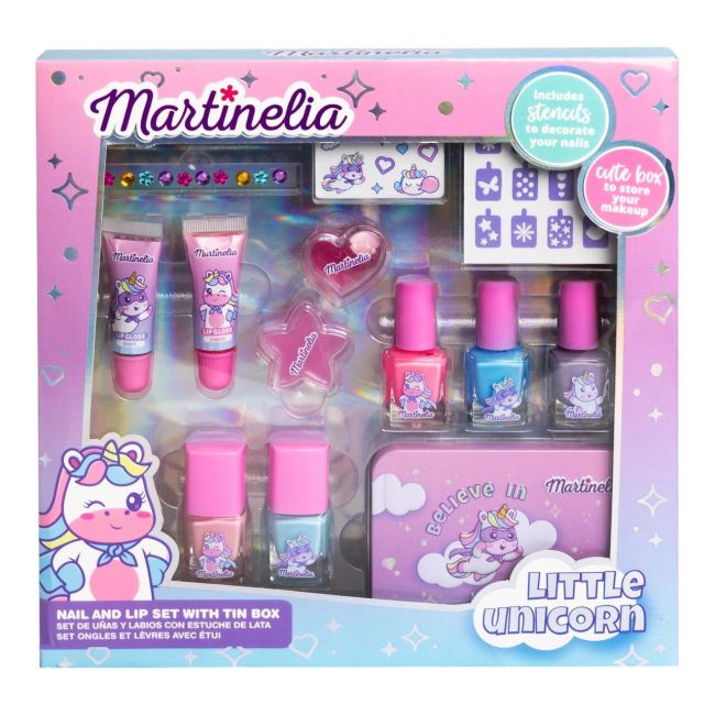 Set cosmetice si accesorii fetite, Little Unicorn, 12020, Martinelia