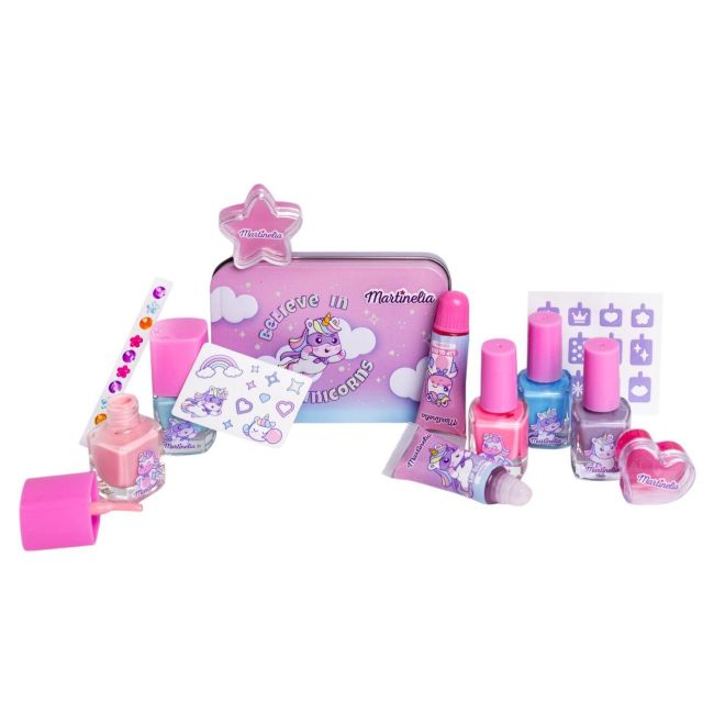 Set cosmetice si accesorii fetite, Little Unicorn, 12020, Martinelia