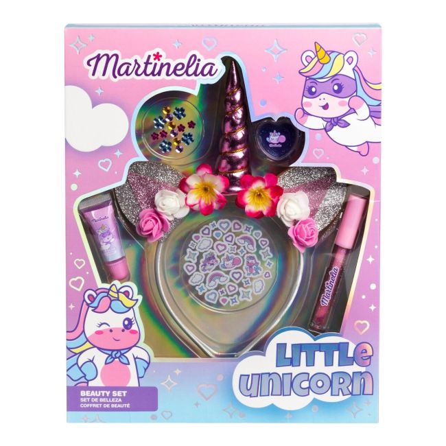 Set cosmetice si accesorii fetite, Little Unicorn 12019, Martinelia