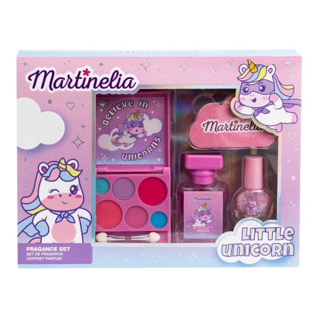 Set machiaj si parfum pentru fetite Little Unicorn, 12018, Martinelia