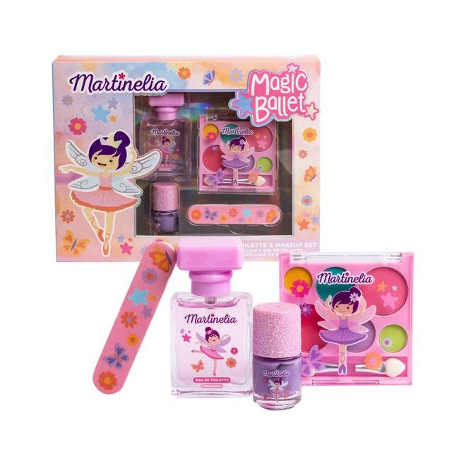 Set machiaj si parfum pentru fetite Magic Ballet, 12107, Martinelia