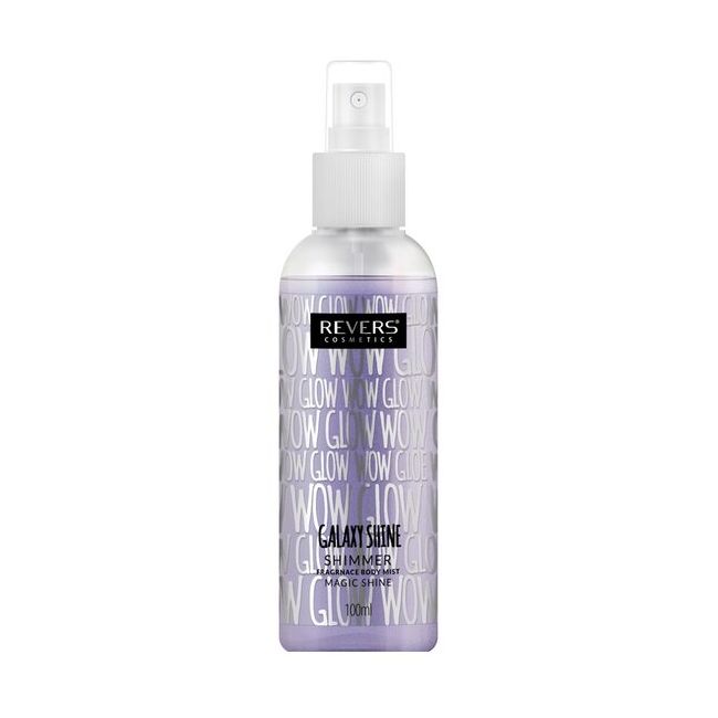 Spray de corp parfumat, cu particule sclipitoare, holografic, Galaxy Shine, Reevers, 100 ml