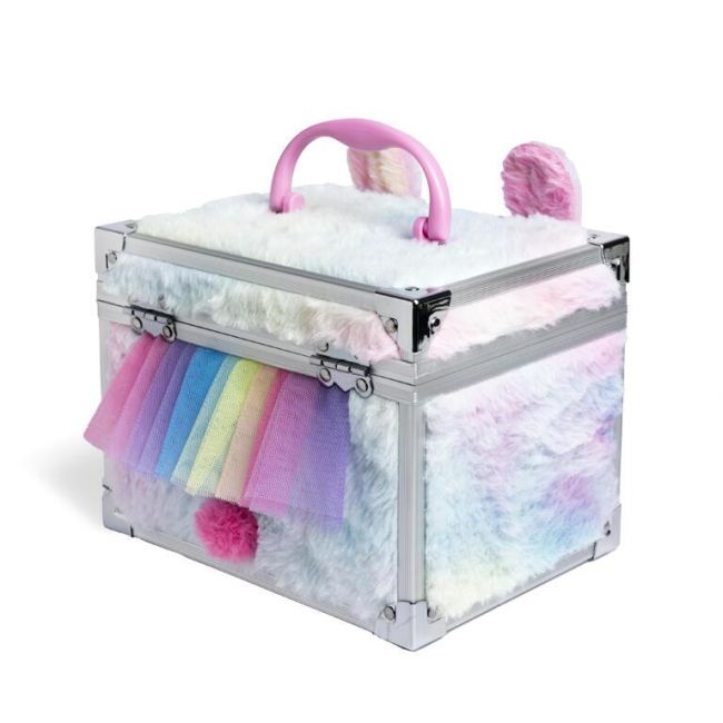 Trusa de machiaj tip cufar Circus Furry Case, Martinelia, 12146