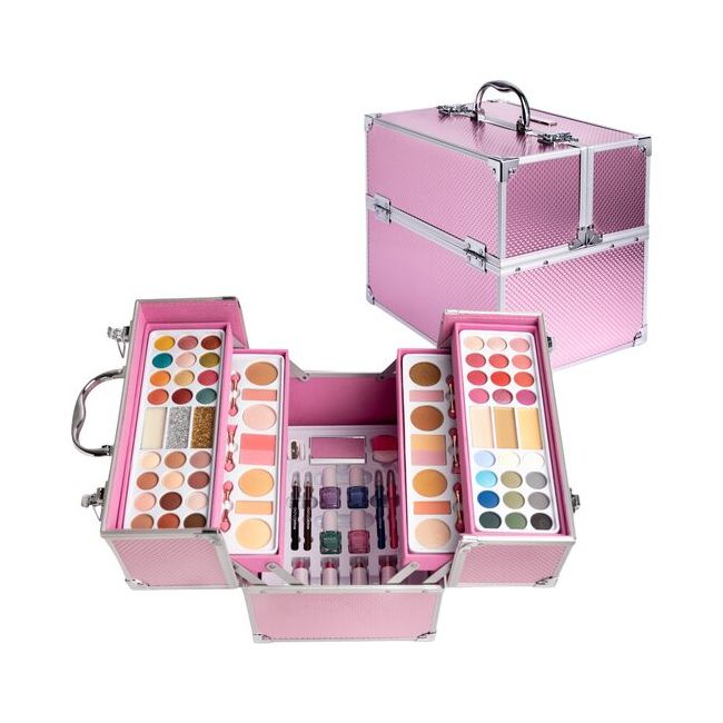 Trusa de machiaj tip cufar Colorful Complete Case 56197, Magic Studio