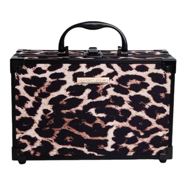 Trusa de machiaj tip servietă cu model animal print Wild Safary 32021, Magic Studio