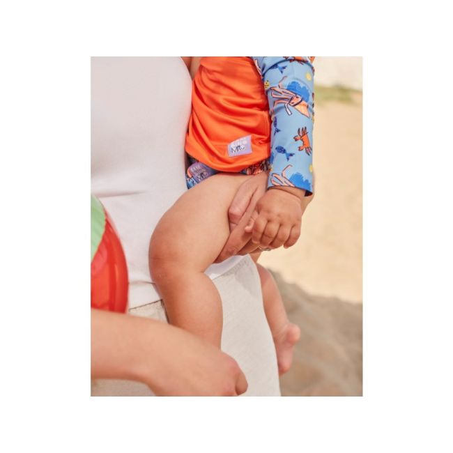 Bluza de plaja cu maneci, Bambino Mio, 0-6 luni, Wave Patrol