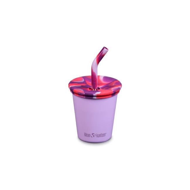 Cana cu pai, Klean Kanteen, Kid Cup, 296ml, Crocus Petal