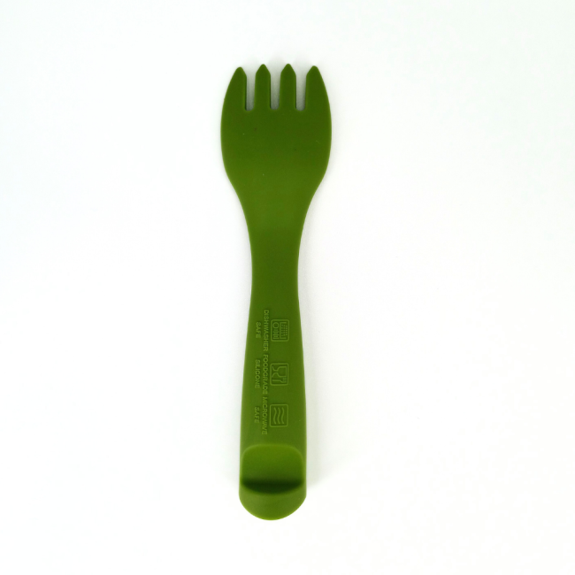 Furculita din silicon, Coccorito, Green