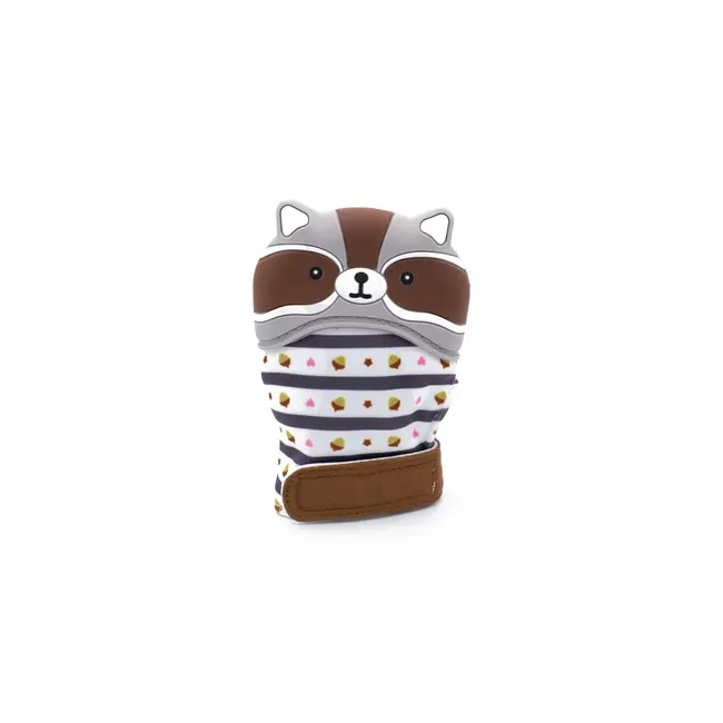 Manusa pentru dentitie din silicon - ananas roz