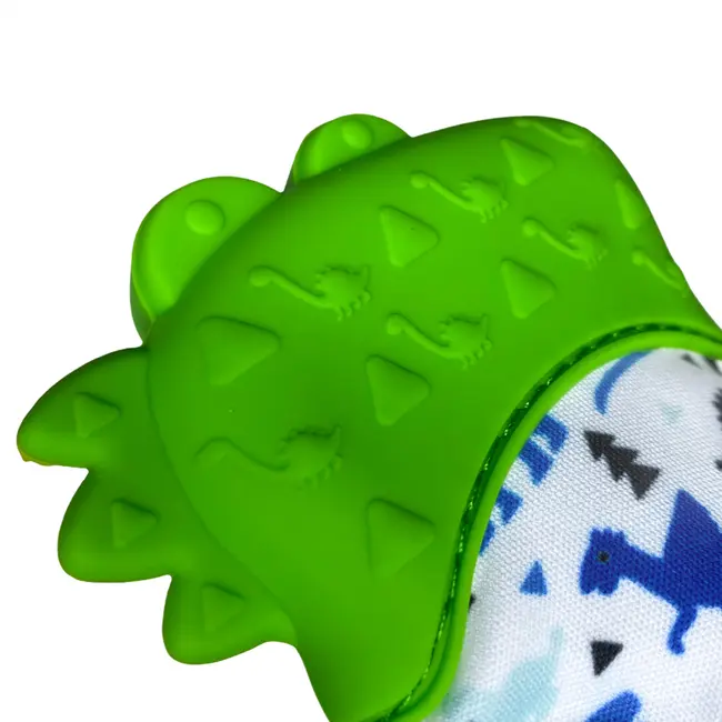 Manusa pentru dentitie din silicon - crocodil