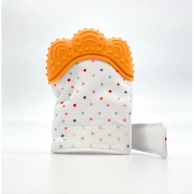 Manusa pentru dentitie din silicon, Coccorito, Roz