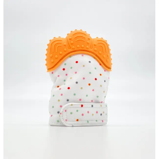 Manusa pentru dentitie din silicon, Coccorito, Verde