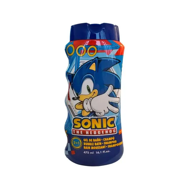 Gel de dus si sampon 2 in 1, Sonic the Hedgehog, Baieti, 475ml