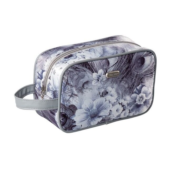 Gentuta cosmetica pentru femei, Floral, Top Choice 95771, gri