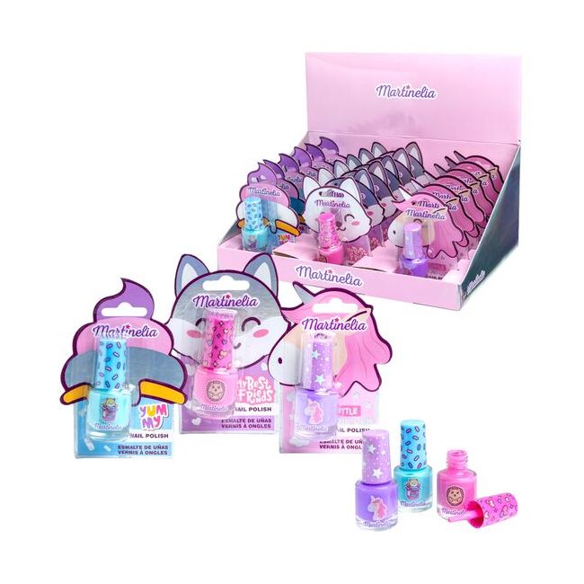 Lac de unghii World, Set de 18 bucati, 35075, Martinelia 4ml