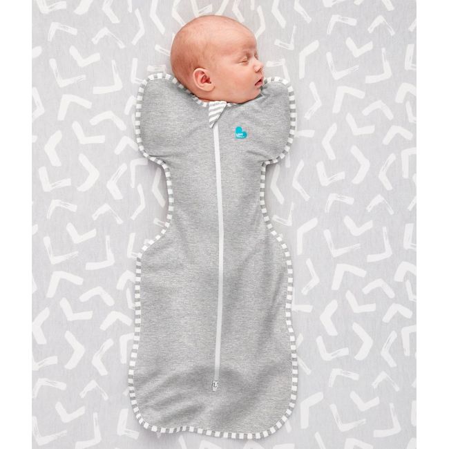 Love to Dream sac de dormit pentru infasat Swaddle Up, gri, M, 6-8.5kg,  1 TOG