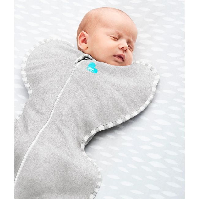 Love to Dream sac de dormit pentru infasat Swaddle Up, gri, M, 6-8.5kg,  1 TOG