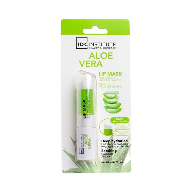 Masca de buze stick cu Aloe Vera, hidratanta si calmanta, IDC Institute 44123