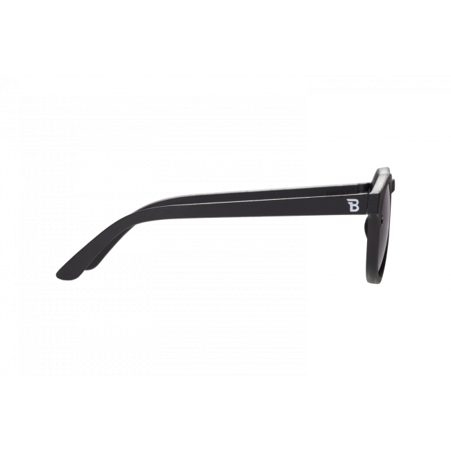 Ochelari de soare copii, ultraflexibili,  Babiators, Keyhole Jet Black, lentile fumurii, 3-5 ani
