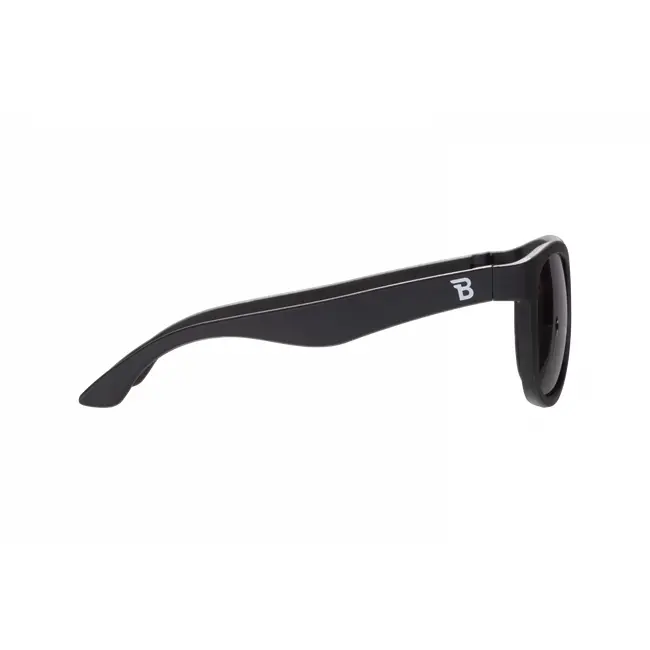 Ochelari de soare copii, ultraflexibili,  Babiators, Navigator Jet Black, lentile fumurii, 3-5 ani