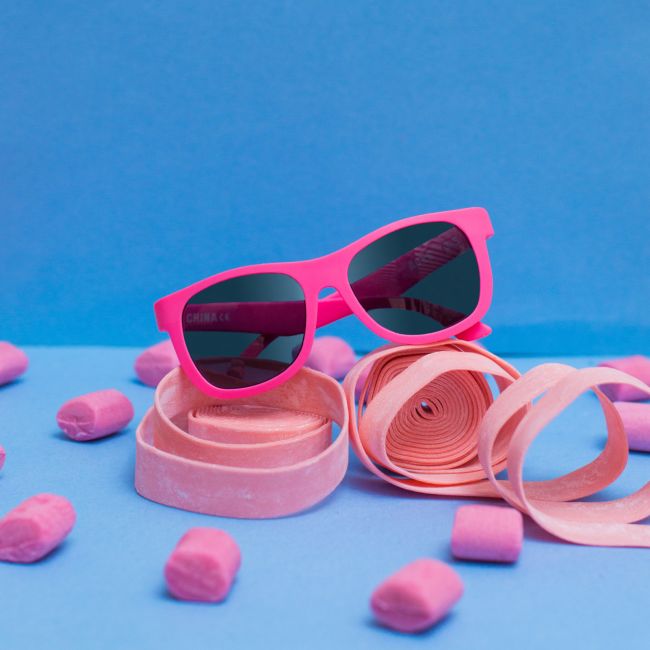 Ochelari de soare copii, ultraflexibili,  Babiators, Think Pink, lentile fumurii, 0-2 ani