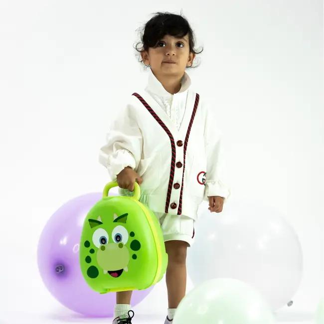 Olita portabila cu capac si maner My Carry Potty, Dino