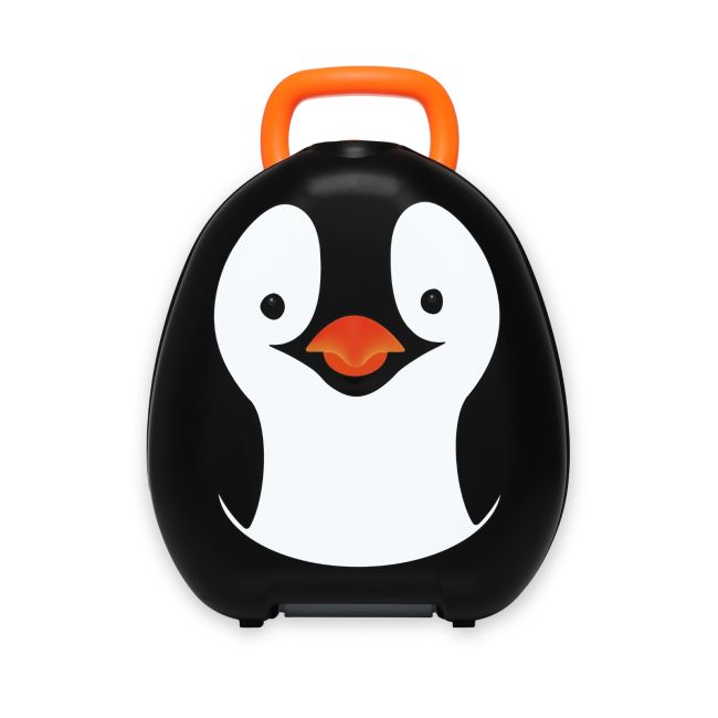 Olita portabila cu capac si maner My Carry Potty, Pinguin