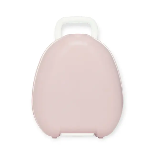 Olita portabila cu capac si maner My Carry Potty, Roz pal