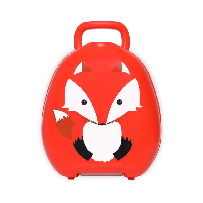 Olita portabila cu capac si maner My Carry Potty, Vulpe