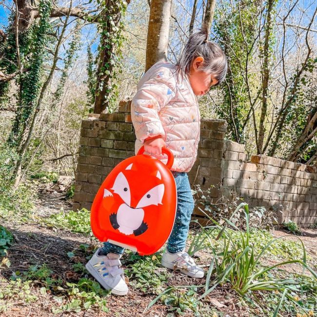 Olita portabila cu capac si maner My Carry Potty, Vulpe