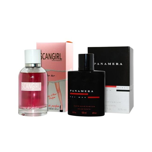 Pachet El si Ea Apa de toaleta si parfum Scan Girl Panamera Cote D´Azur, 200 ml
