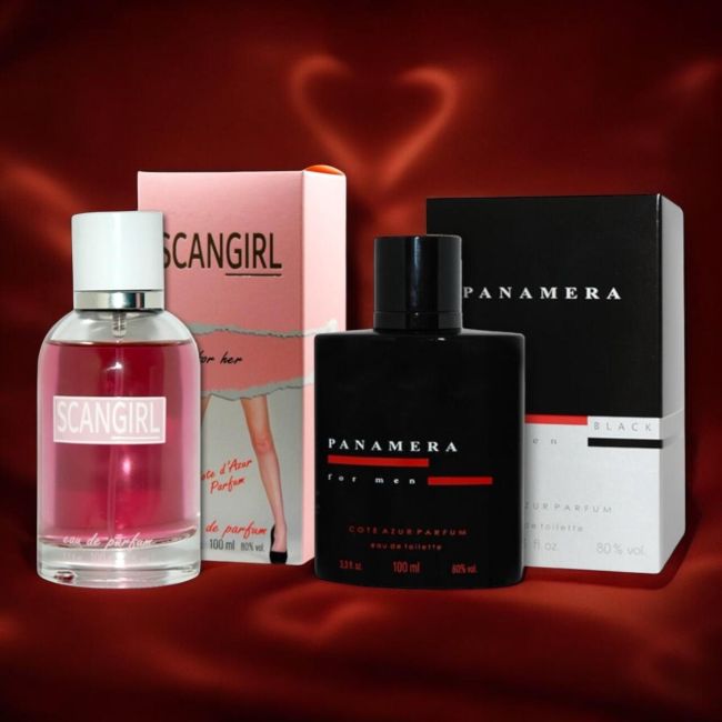 Pachet El si Ea Apa de toaleta si parfum Scan Girl Panamera Cote D´Azur, 200 ml