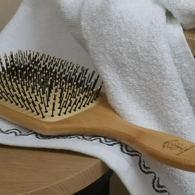 Perie pentru par, din bambus, Top Choice, 62230