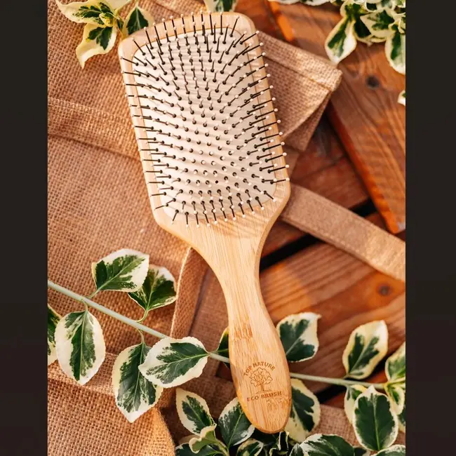 Perie pentru par, din bambus, Top Choice, 62230