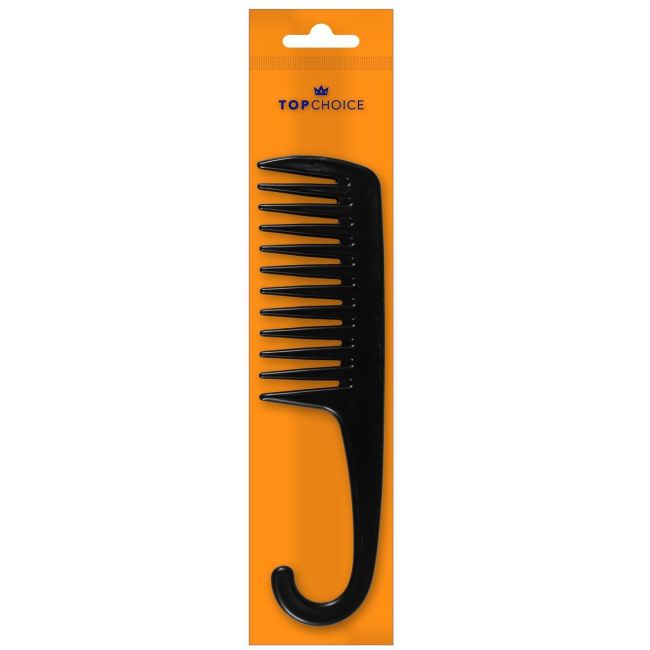 Pieptan pentru descurcat parul ondulat, cu maner tip carlig, Top Choice, 1543