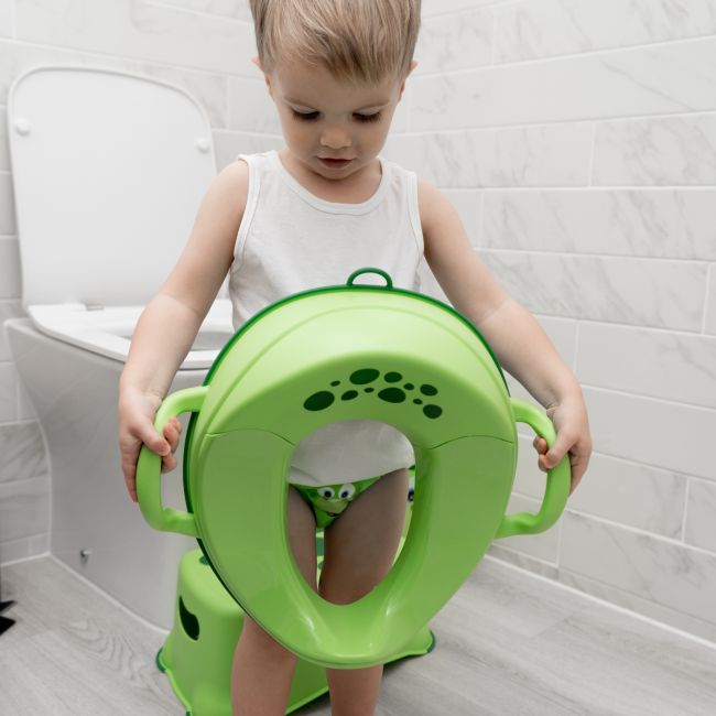 Reductor cu manere pentru toaleta, My Trainer Seat, Dino